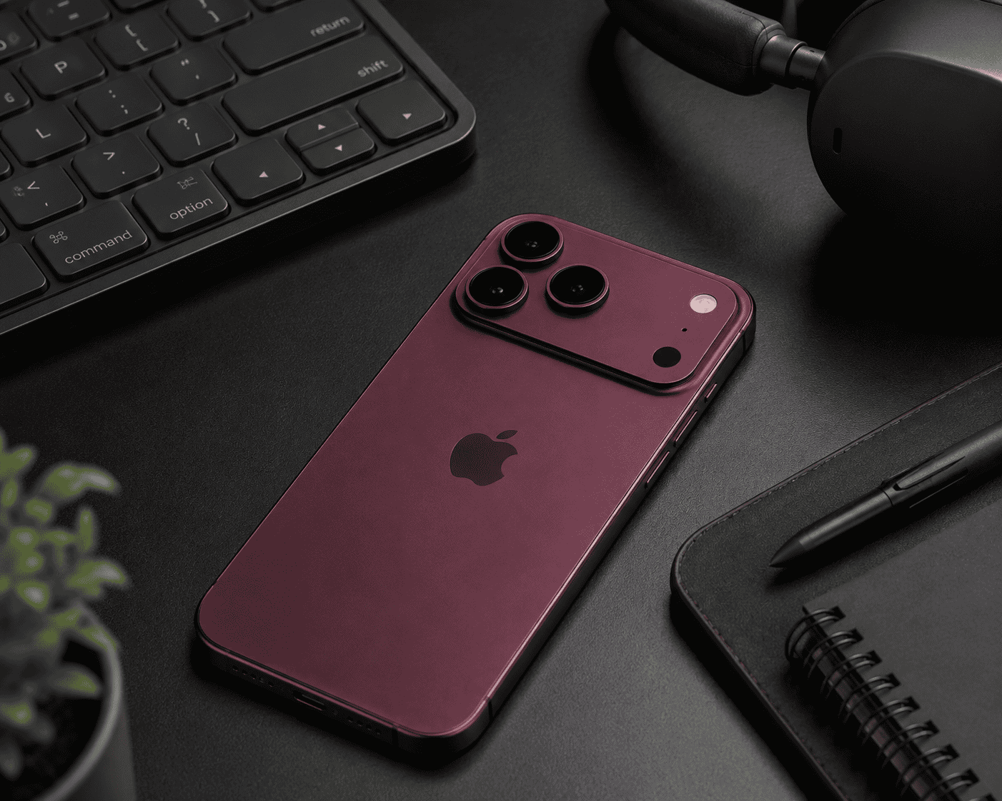 iPhone 18 Pro Red on Desk