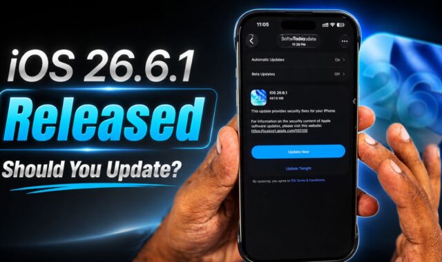 iOS 26.6.1 Update Released