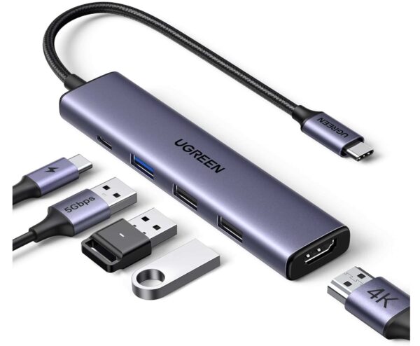 UGREEN 5 in 1 USB C Hub